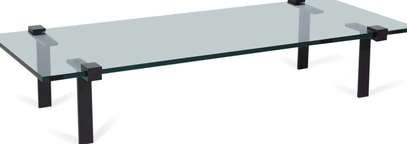 Outlet Gelderland 7920 Salontafel Zwart, Transparant
