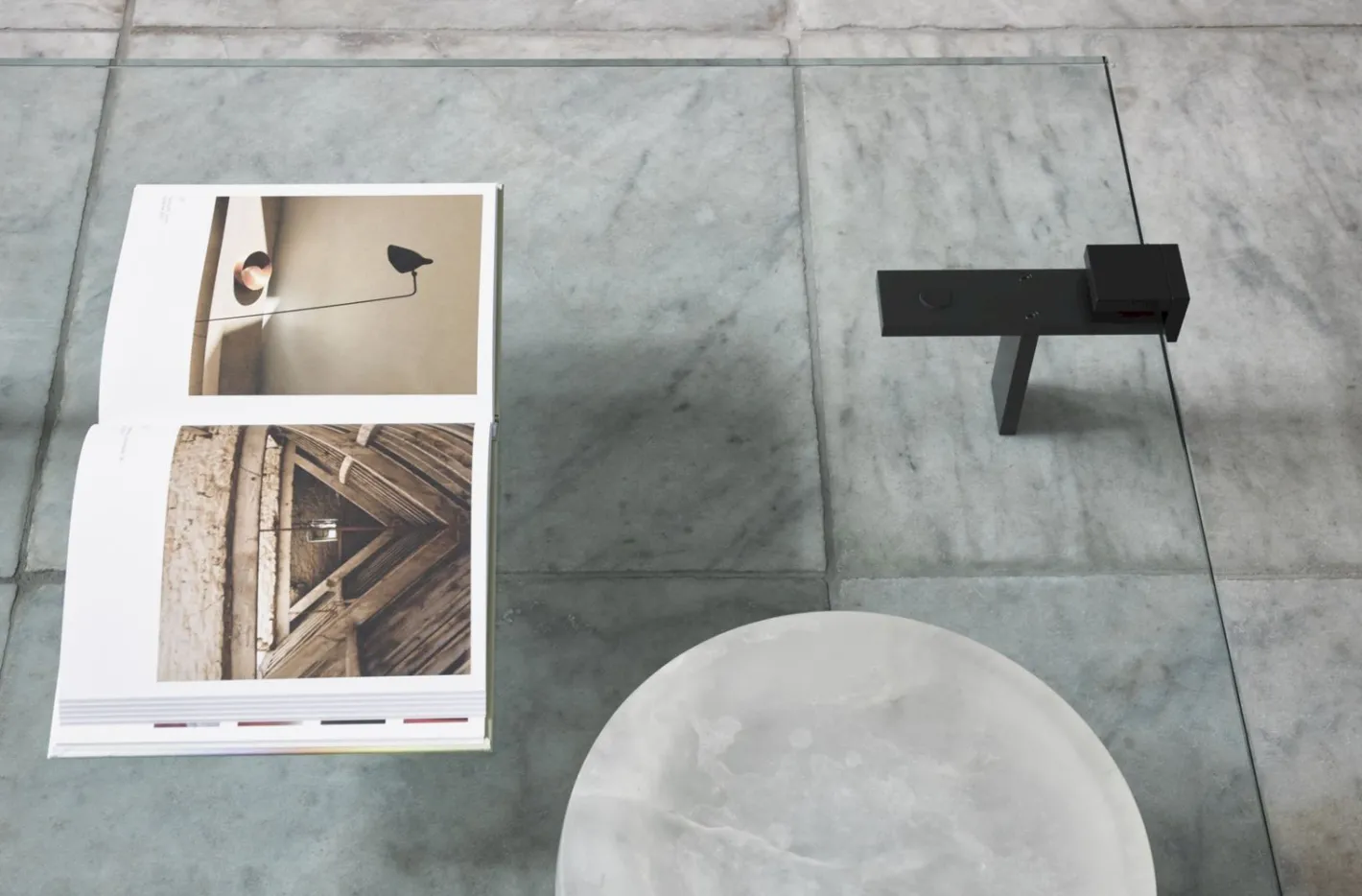 Outlet Gelderland 7920 Salontafel Zwart, Transparant