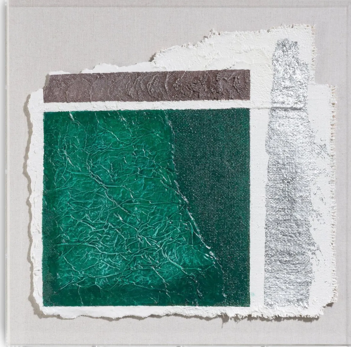 Outlet COCO maison Abstract Parchment A Wanddecoratie Groen