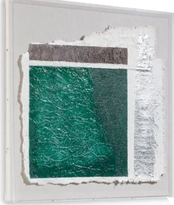 Outlet COCO maison Abstract Parchment A Wanddecoratie Groen