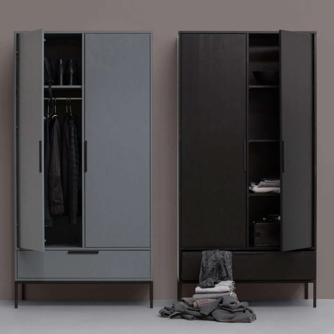 Hot WOOOD Adam Opbergkast Black