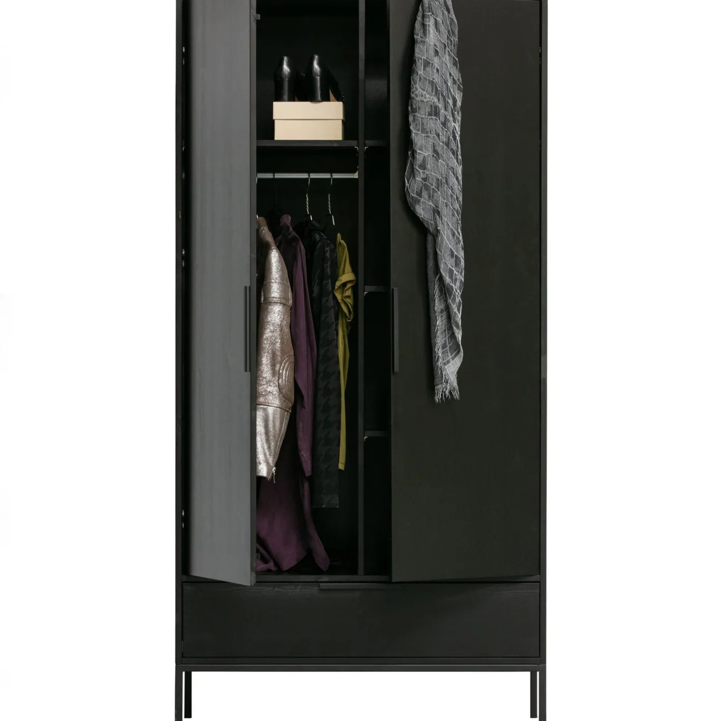 Hot WOOOD Adam Opbergkast Black