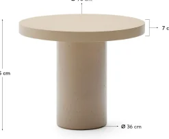 Online Kave Home Aiguablava S Tuintafel Beige