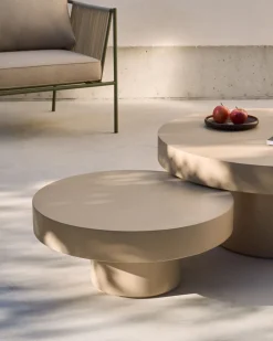New Kave Home Aiguablava Salontafel Beige