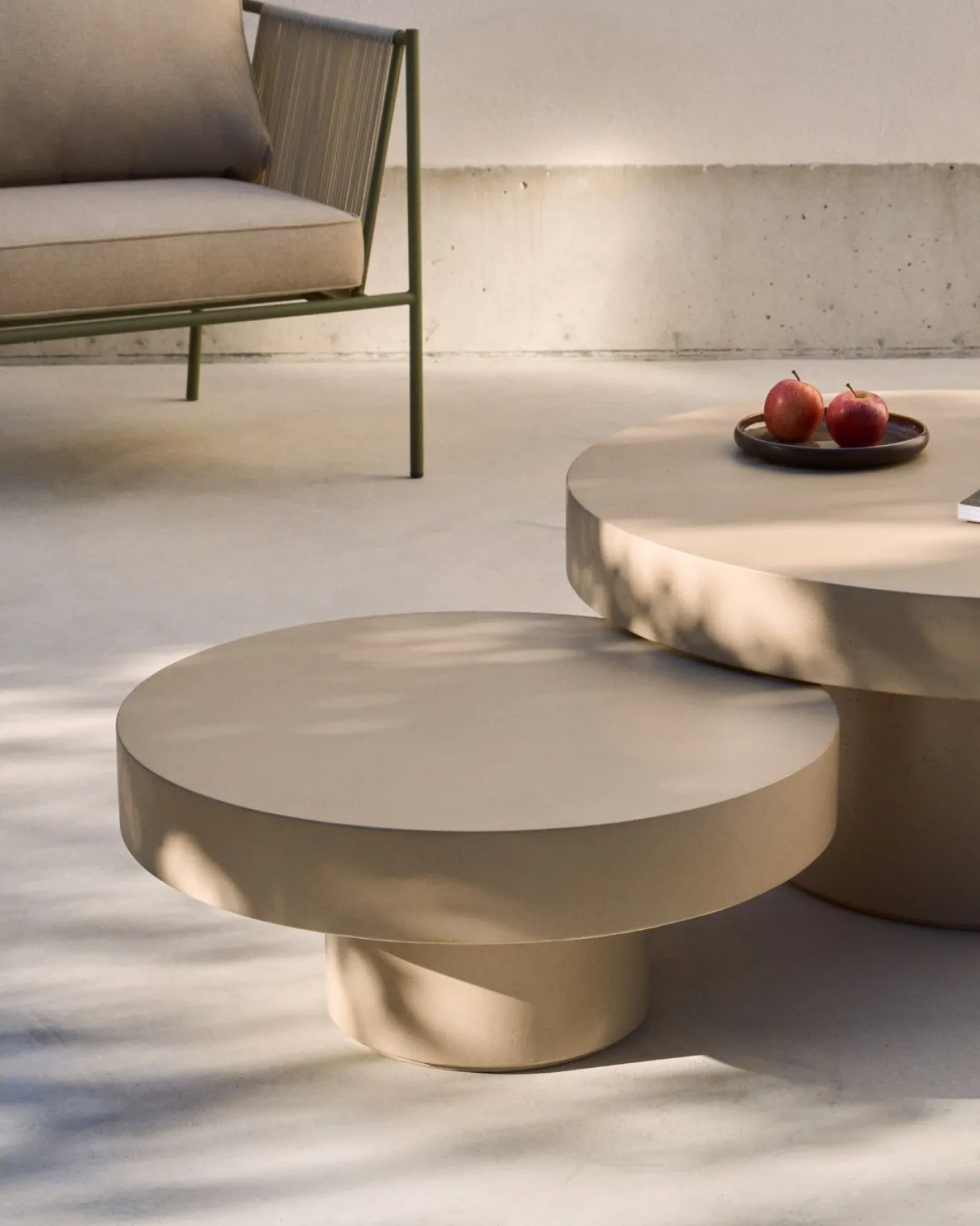 New Kave Home Aiguablava Salontafel Beige
