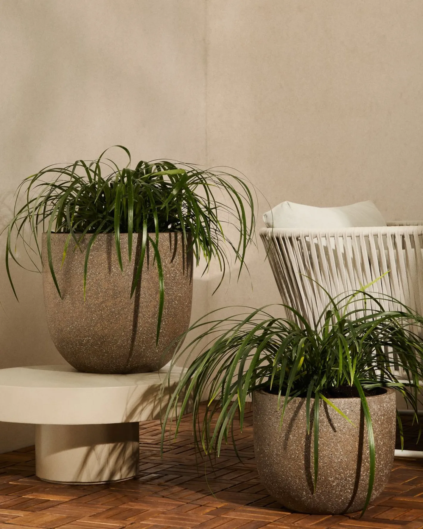 New Kave Home Aiguablava Salontafel Beige