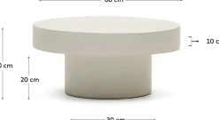 Sale Kave Home Aiguablava Salontafel Wit