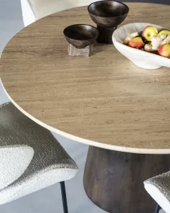 Discount Eleonora Aikin Eettafel Beige, Creme, Bruin