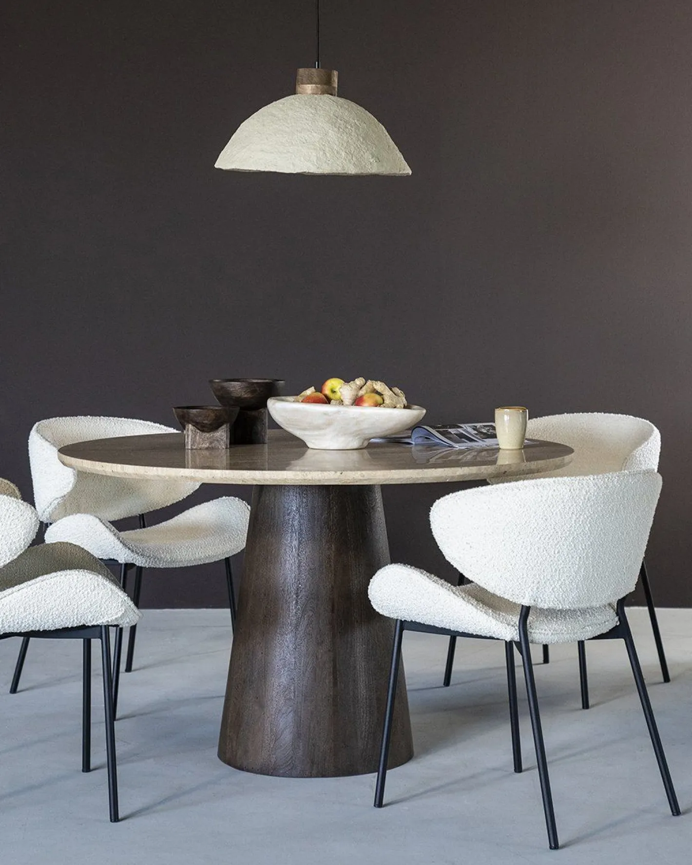 Discount Eleonora Aikin Eettafel Beige, Creme, Bruin