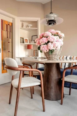 Discount Eleonora Aikin Eettafel Beige, Creme, Bruin
