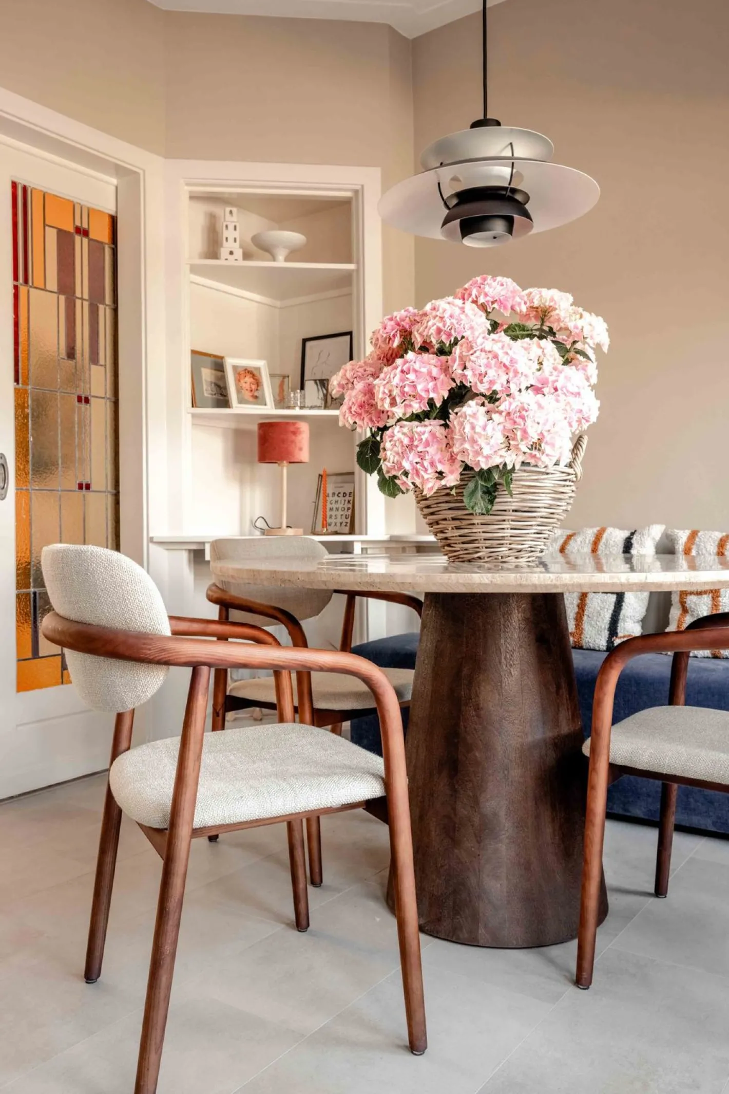 Discount Eleonora Aikin Eettafel Beige, Creme, Bruin