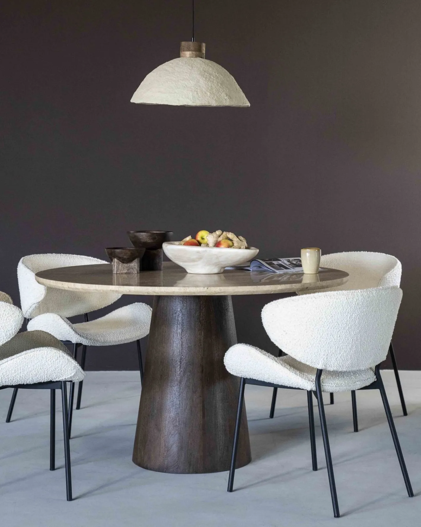Discount Eleonora Aikin Eettafel Beige, Creme, Bruin