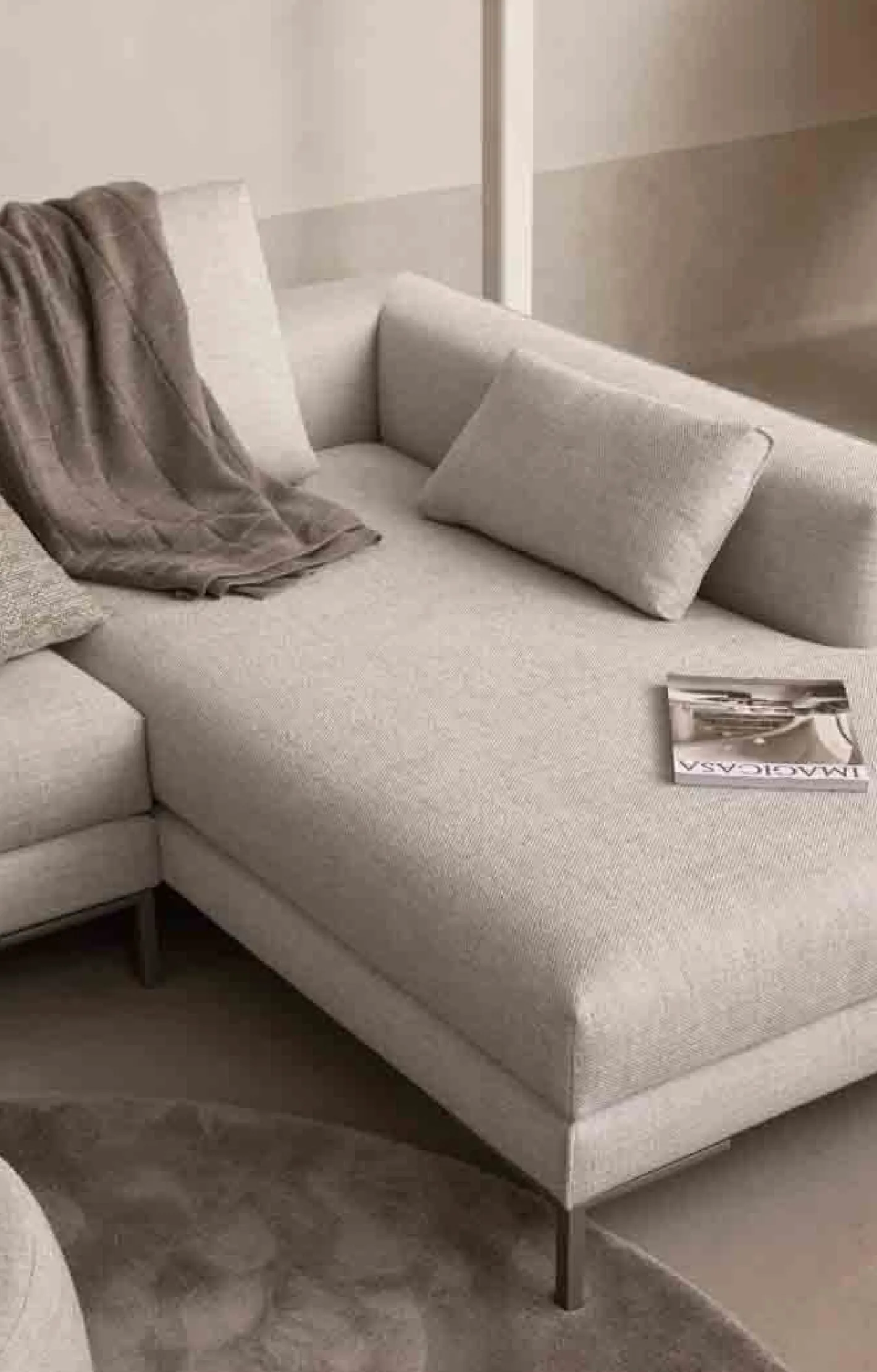 Design on Stock Aikon Lounge 24 Hoekbank Beige