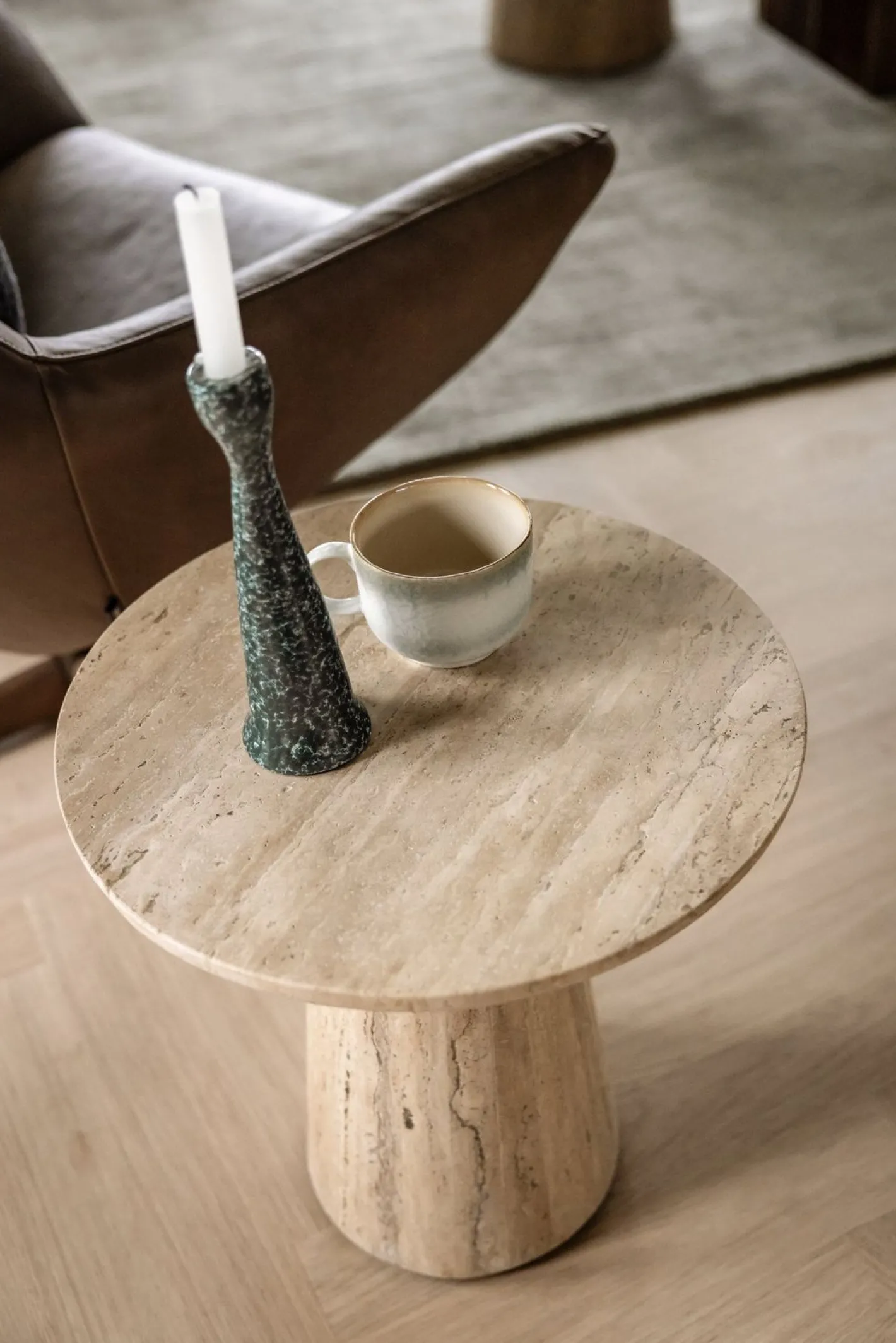 Outlet Eleonora Aime Bijzettafel Beige