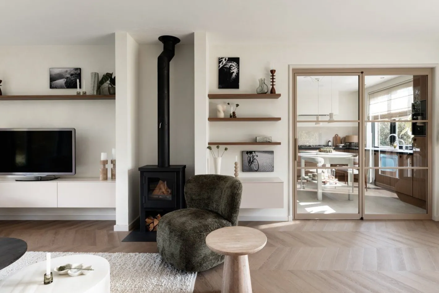 Outlet Eleonora Aime Bijzettafel Beige