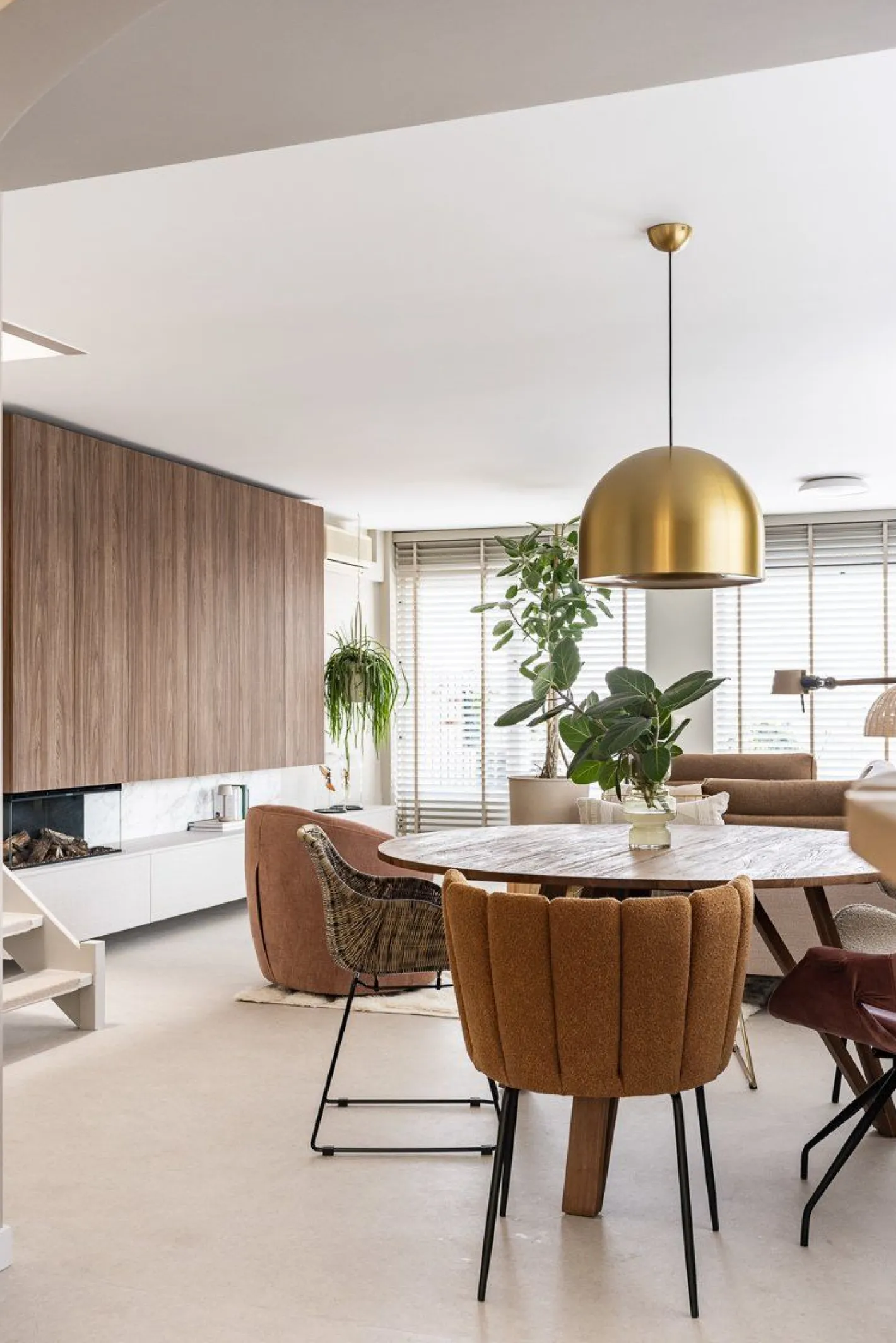Lucide Akron Hanglamp Goud Messing