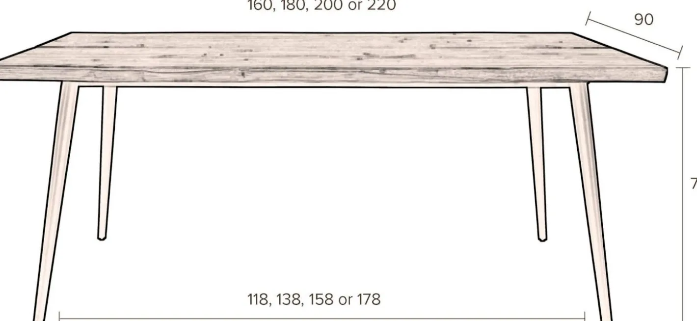 Hot Dutchbone Alagon Eetkamertafel