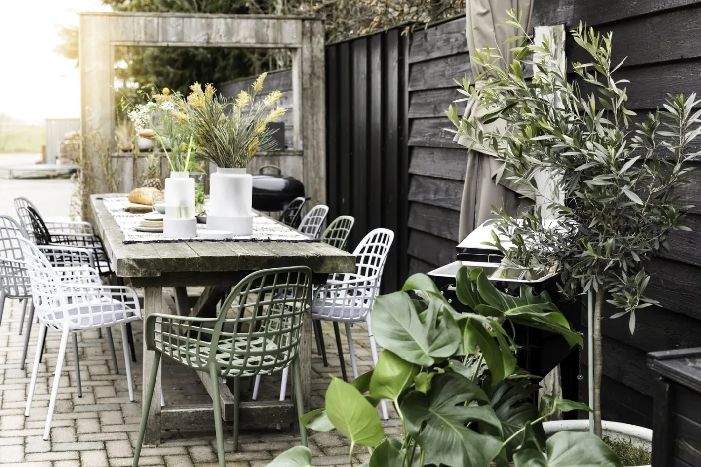 New Zuiver Albert Kuip Garden (set van 2) Eetkamerstoel Black
