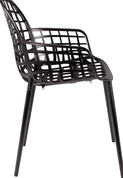 New Zuiver Albert Kuip Garden (set van 2) Eetkamerstoel Black