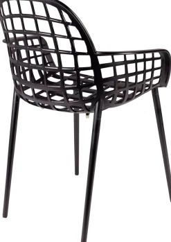 New Zuiver Albert Kuip Garden (set van 2) Eetkamerstoel Black