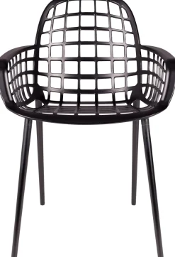 New Zuiver Albert Kuip Garden (set van 2) Eetkamerstoel Black