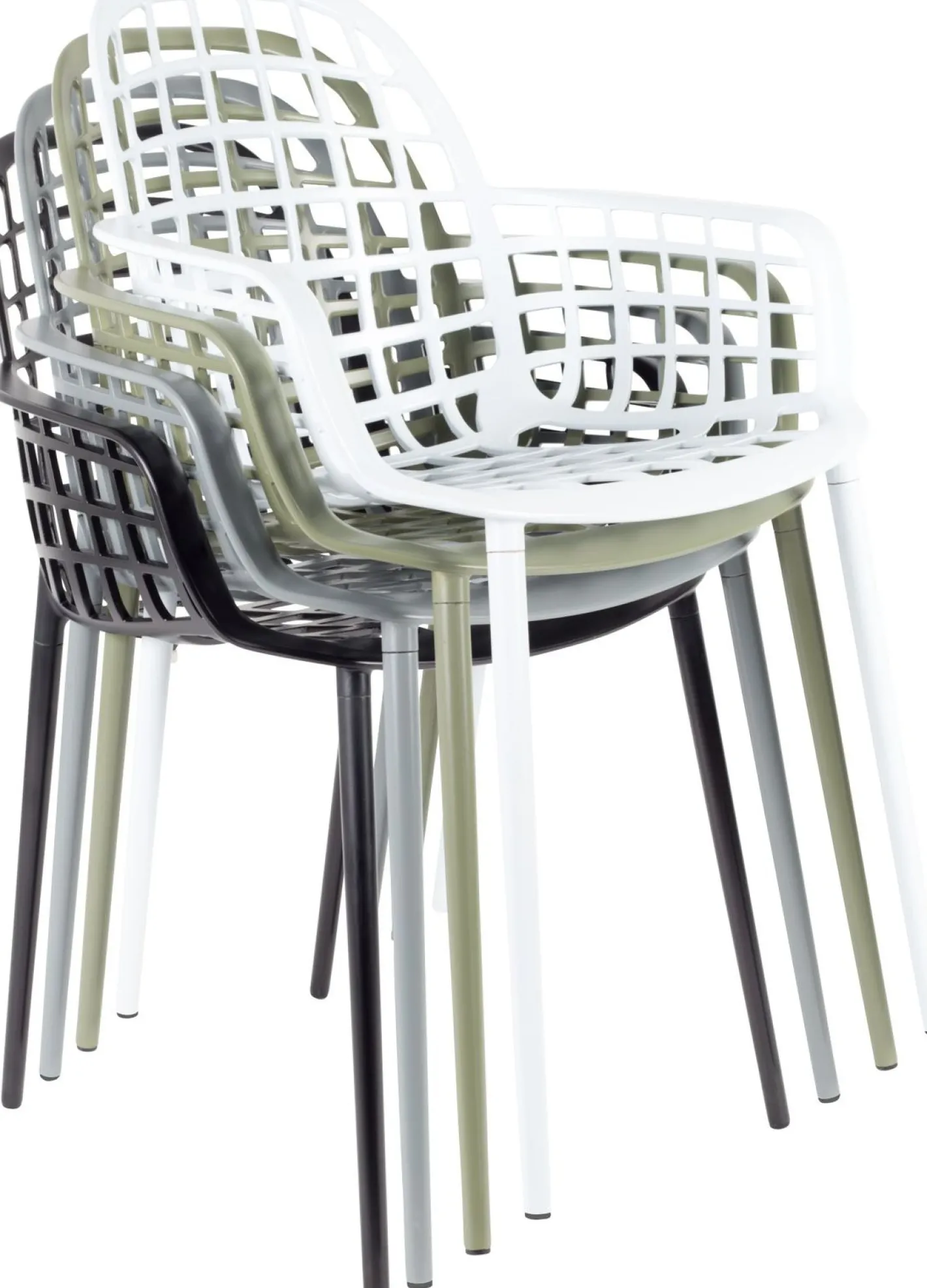 New Zuiver Albert Kuip Garden (set van 2) Eetkamerstoel Black