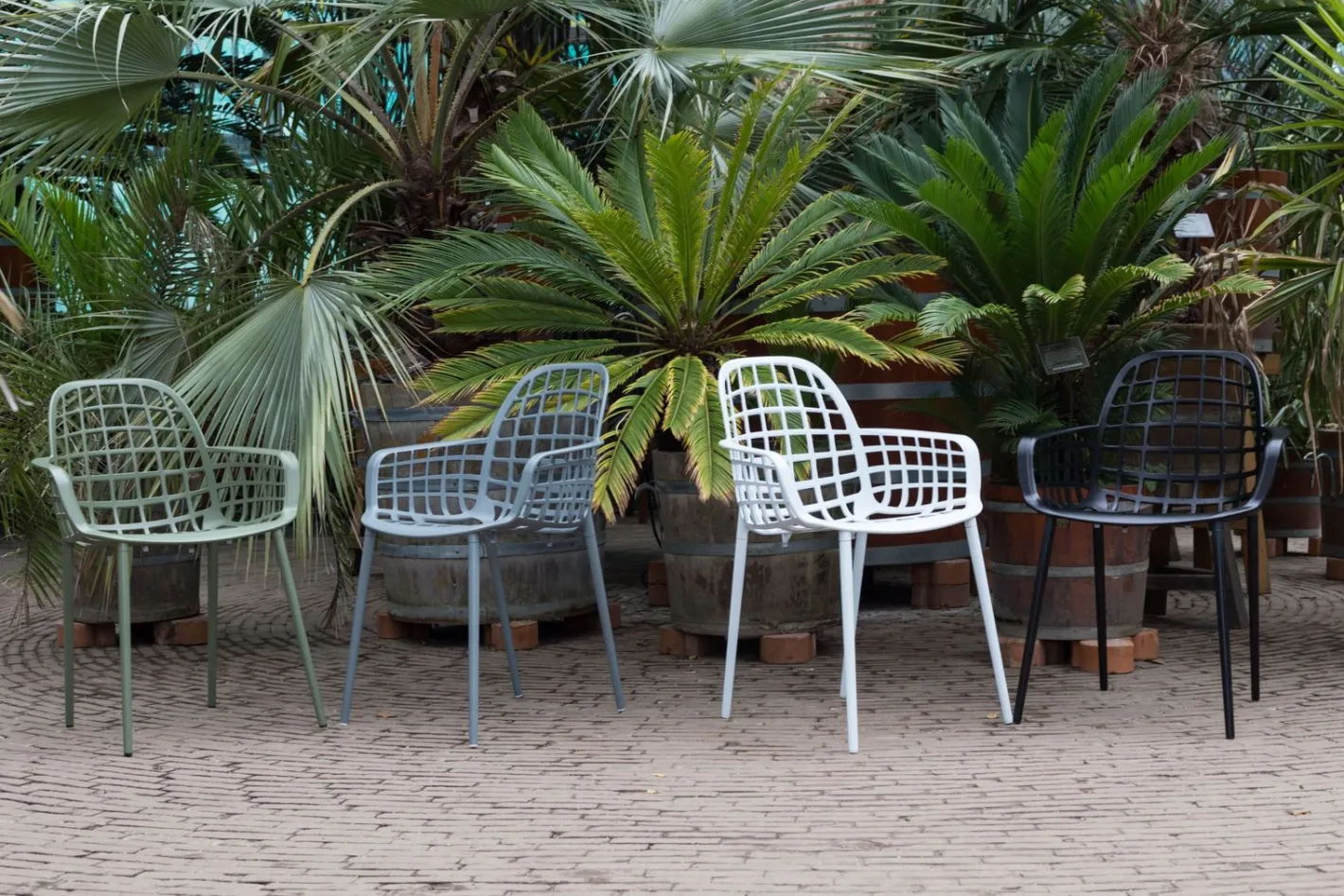 New Zuiver Albert Kuip Garden (set van 2) Eetkamerstoel Black