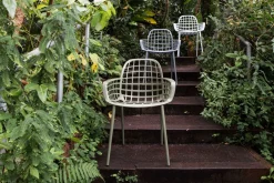 Online Zuiver Albert Kuip Garden (set van 2) Eetkamerstoel Light Grey