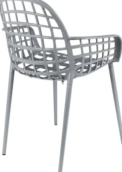 Online Zuiver Albert Kuip Garden (set van 2) Eetkamerstoel Light Grey