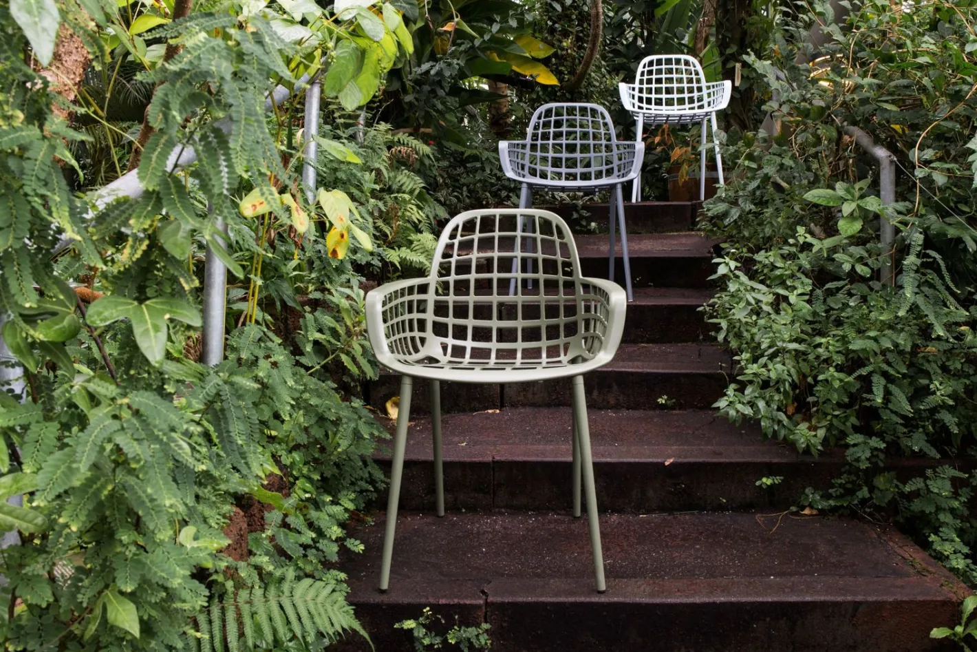 Clearance Zuiver Albert Kuip Garden (set van 2) Eetkamerstoel Green