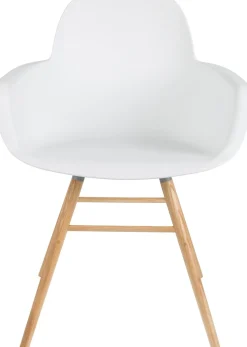 Outlet Zuiver Albert Kuip (set van 2) Armstoel White