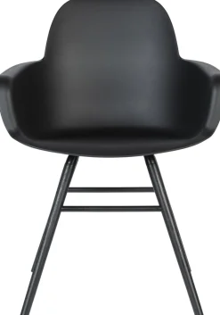 Best Zuiver Albert Kuip (set van 2) Armstoel Zwart