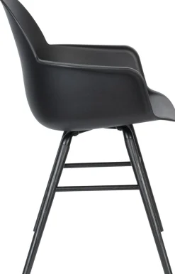 Best Zuiver Albert Kuip (set van 2) Armstoel Zwart