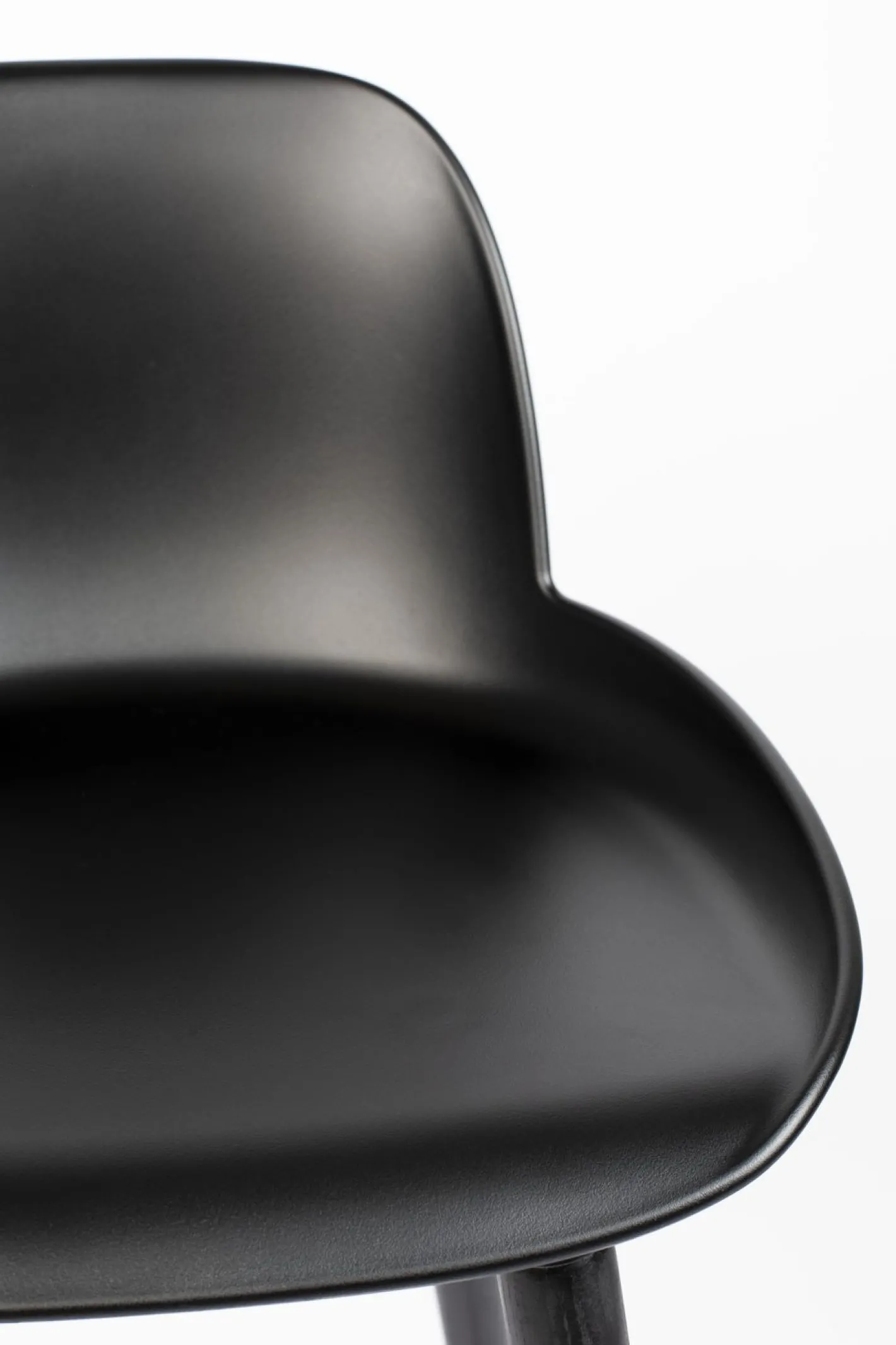 Outlet Zuiver Albert Kuip (set van 2) Barkruk Zwart