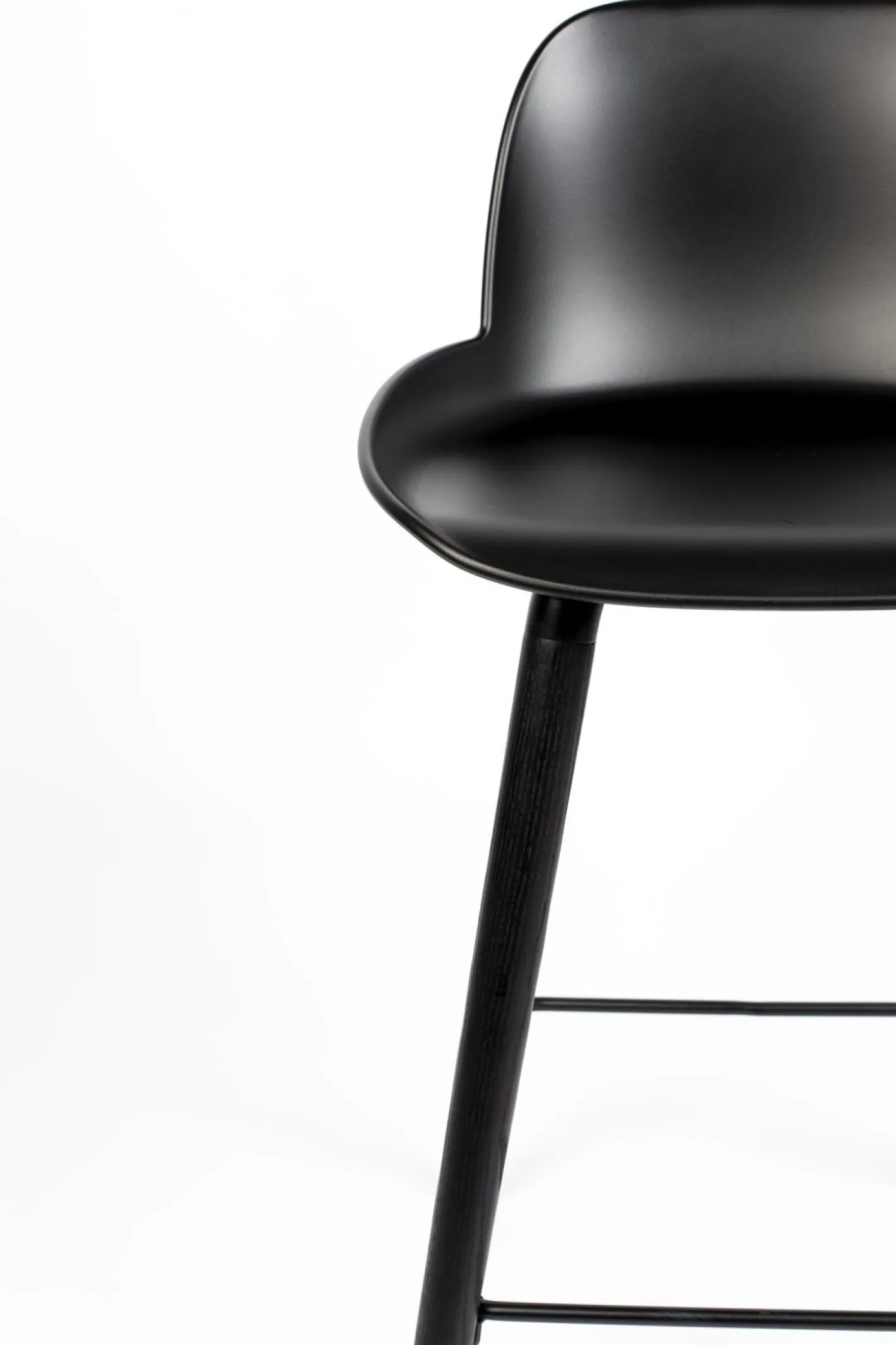 Outlet Zuiver Albert Kuip (set van 2) Barkruk Zwart