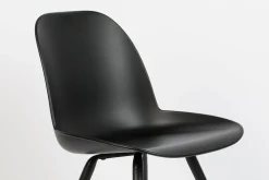 Best Zuiver Albert Kuip (set van 2) Eetkamerstoel Zwart