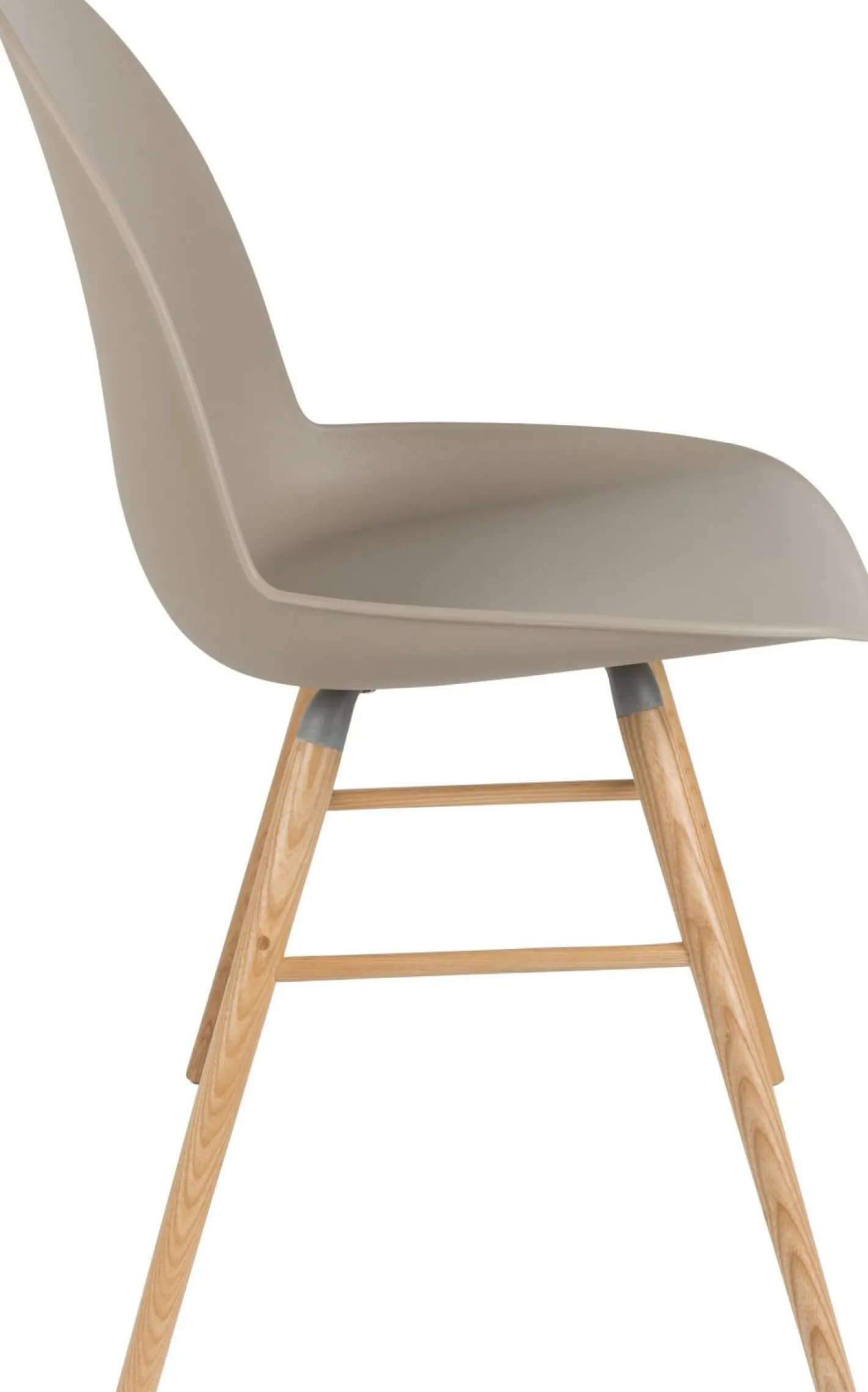 Clearance Zuiver Albert Kuip (set van 2) Eetkamerstoel taupe