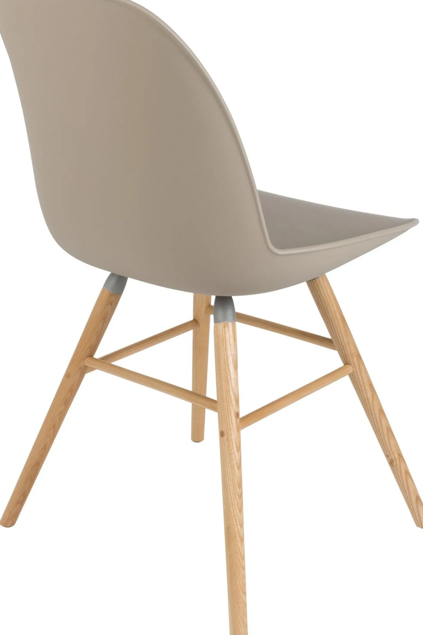 Clearance Zuiver Albert Kuip (set van 2) Eetkamerstoel taupe