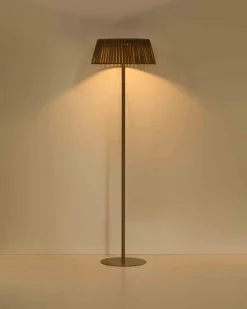 New Kave Home Aldet Vloerlamp Beige