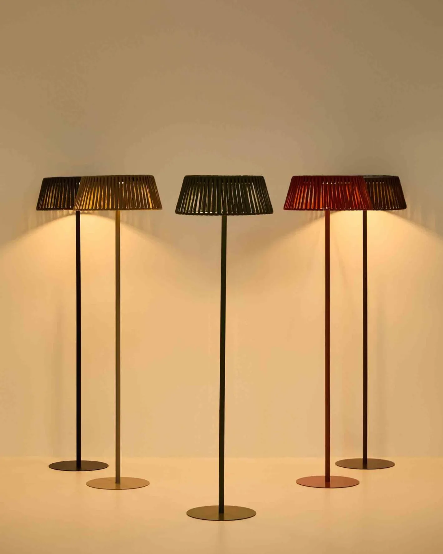 New Kave Home Aldet Vloerlamp Beige
