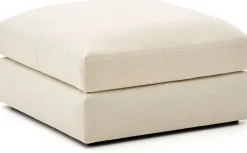 Online Kave Home Alea Hocker Ecru