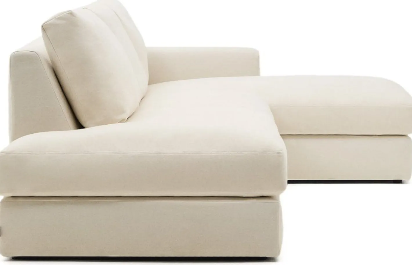 New Kave Home Alea 5-Zits Hoekbank Ecru