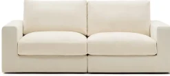 New Kave Home Alea 3-Zitsbank Ecru