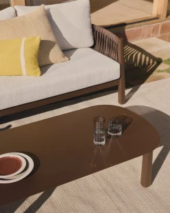 Discount Kave Home Aleria Loungeset Bruin