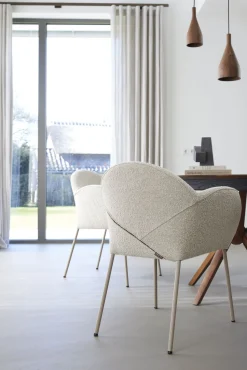 Discount LABEL Vandenberg Aletta Eetkamerstoel Beige
