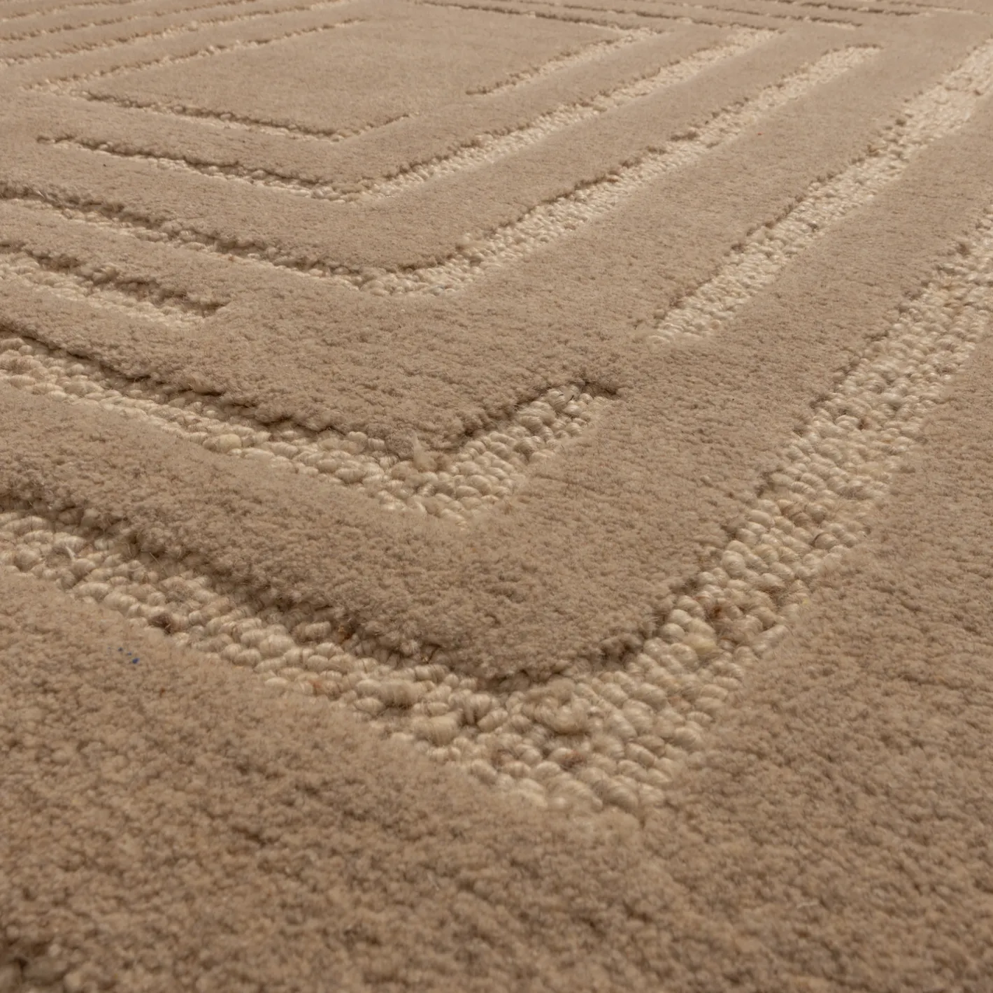 Outlet WOOOD Alicia Vloerkleed Sand