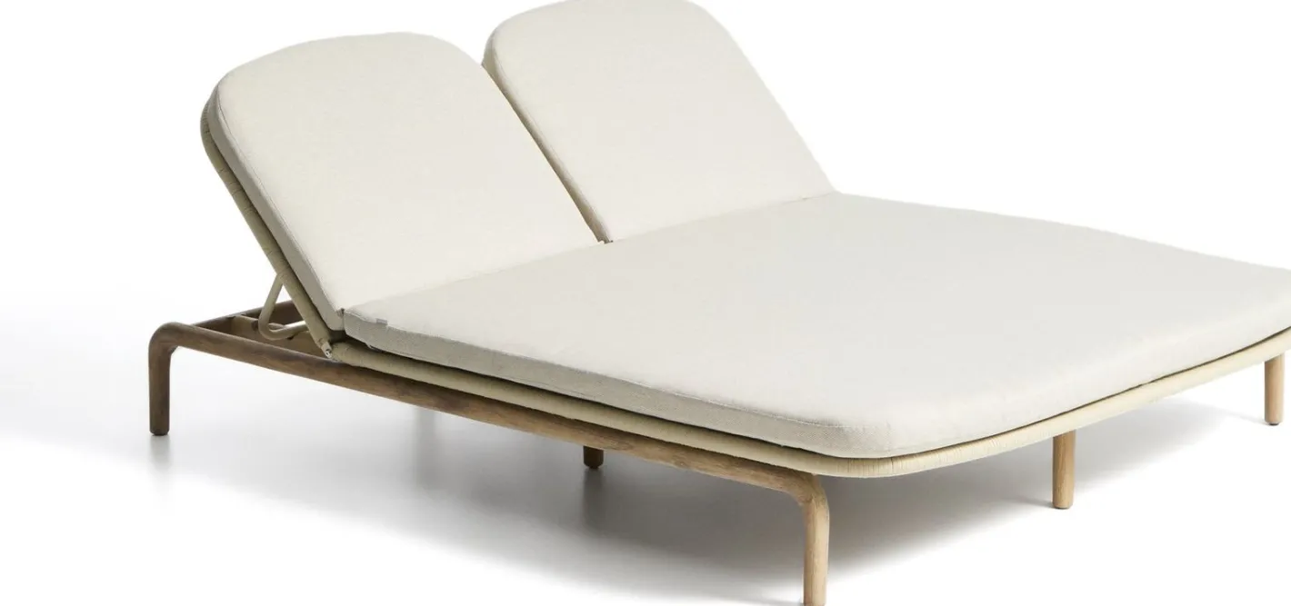 Sale Kave Home Alipa 2-persoons Ligstoel Ecru