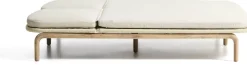 Sale Kave Home Alipa 2-persoons Ligstoel Ecru