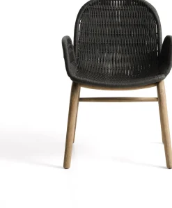 Online Kave Home Alipa Tuin Armstoel Antraciet