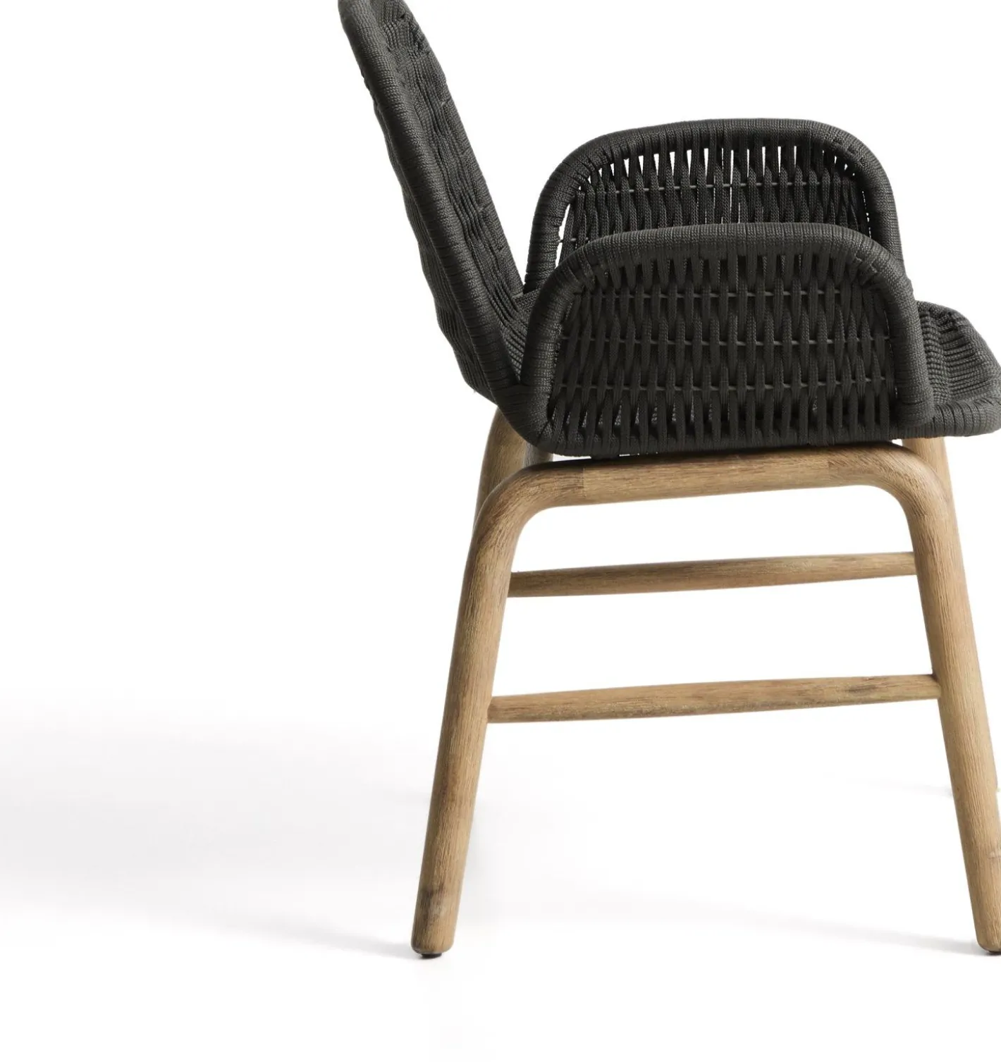 Online Kave Home Alipa Tuin Armstoel Antraciet
